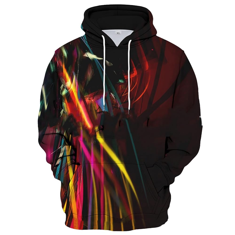 【送料&関税込】Y-3 Graphic Printed Drawstring Hoodie Graphic Hoodies For Men Flower 3D Graphic Fall Men'S